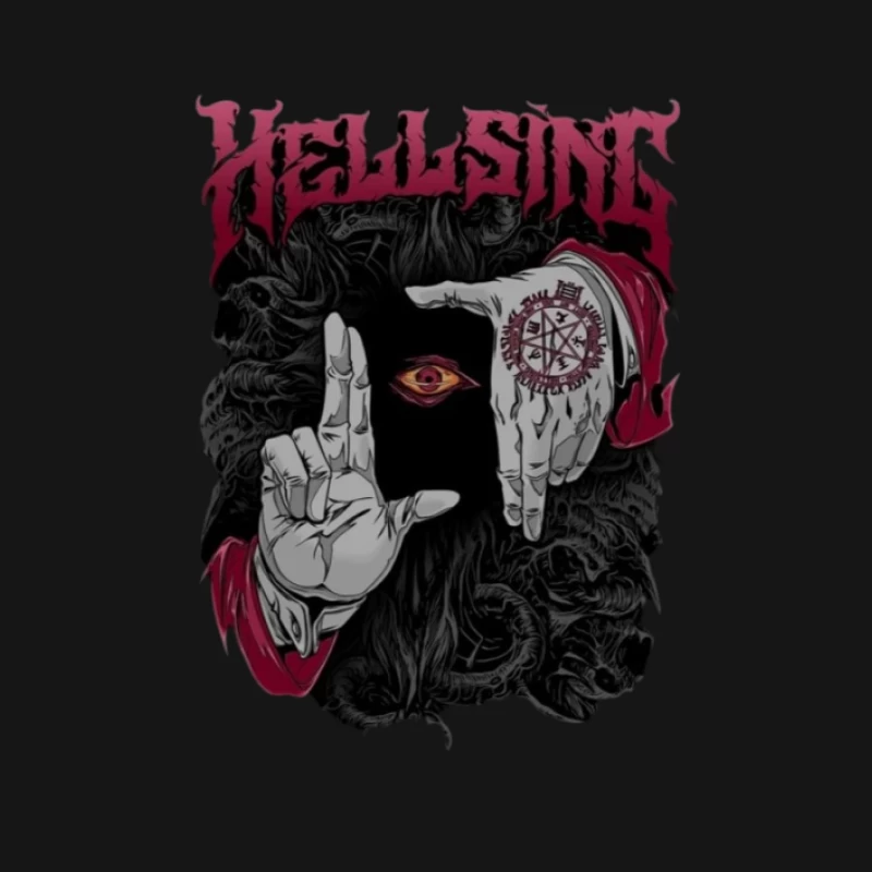Höllische Gesten und Symbolik Damen Langarm T-Shirt