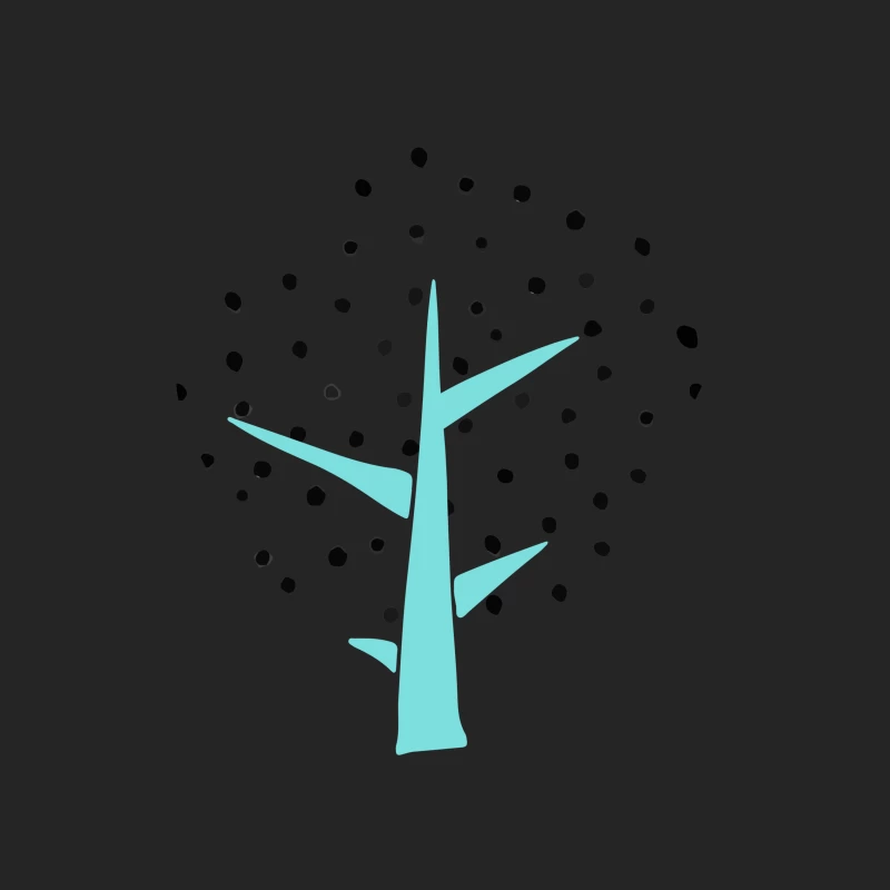 Arbre abstrait avec points Homme Sweat-shirt à enfiler