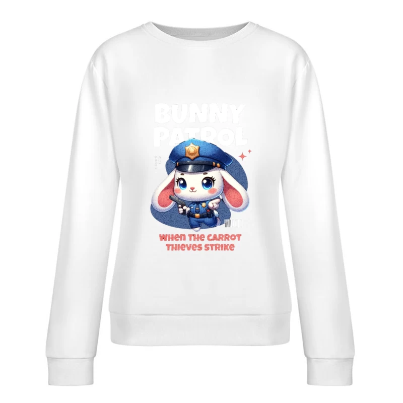 Patrouille de lapin contre les voleurs Femme Sweat-shirt à enfiler