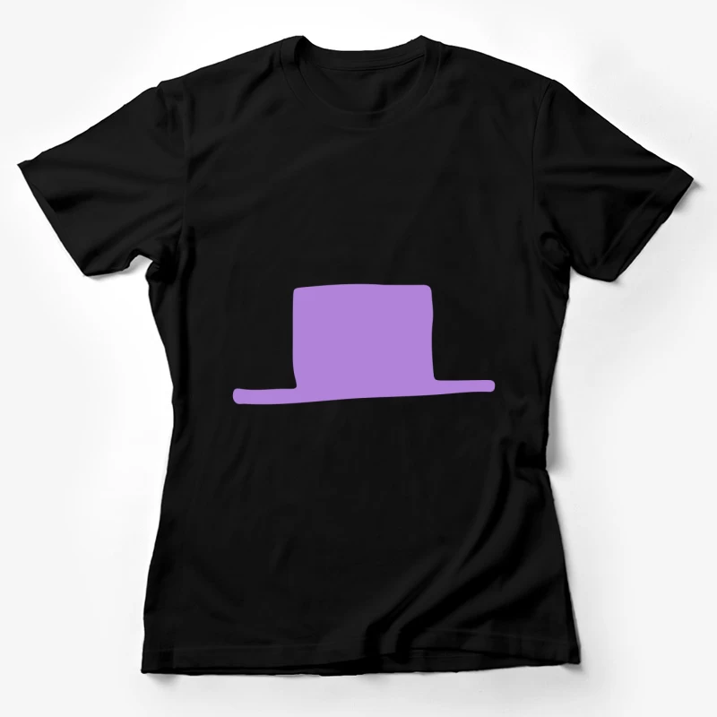 Chapeau haut de forme violet Femme T-Shirt