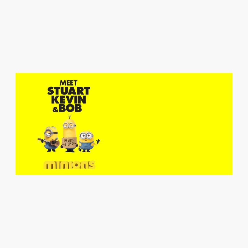 Meet Stuart, Kevin and Bob: Minions Movie Poster Coffee Mug