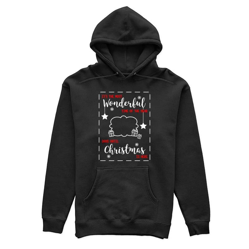 Compte à rebours de Noël joyeux Femme Sweat à capuche