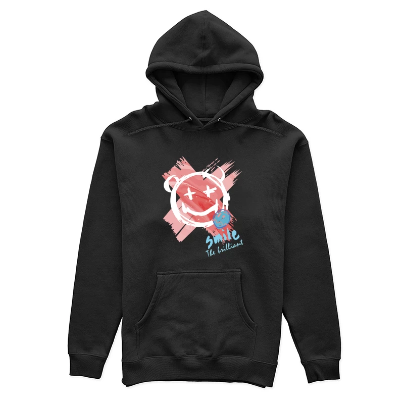 Lächelndes Bärchen Graffiti Damen Pullover Hoodie