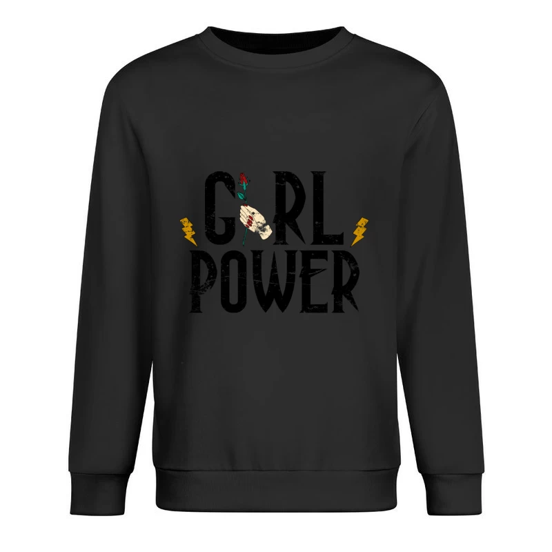 Main et Éclair de la Rose Homme Sweat-shirt à enfiler
