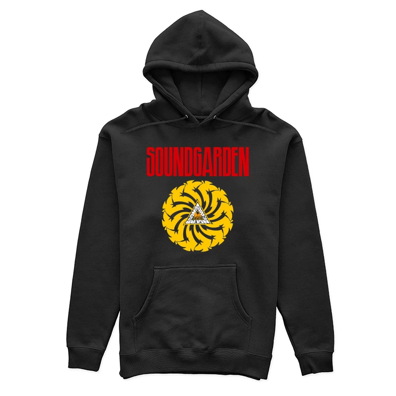 Soundgarden Band Logo with Badmotorfinger Album Symbol Female Pullover Hoodie