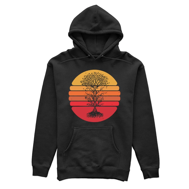 Lebensbaum mit DNA-Motiv Damen Pullover Hoodie