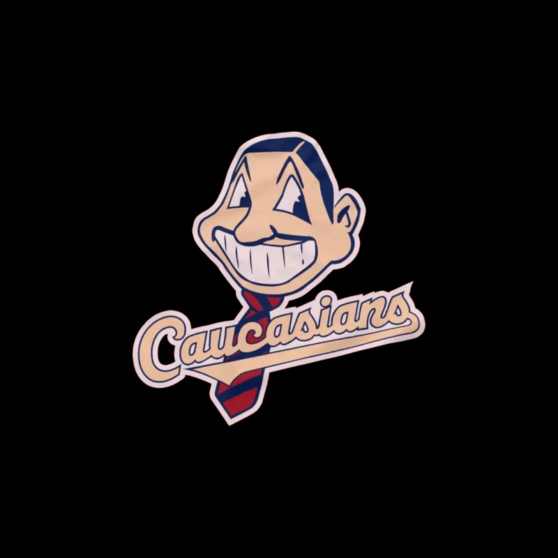 cleveland caucasians Throw Pillow