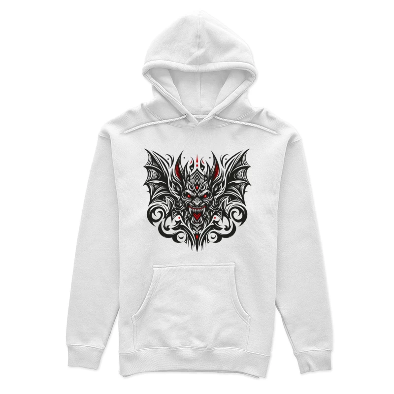 Dunkles Dämonen-Design Damen Pullover Hoodie