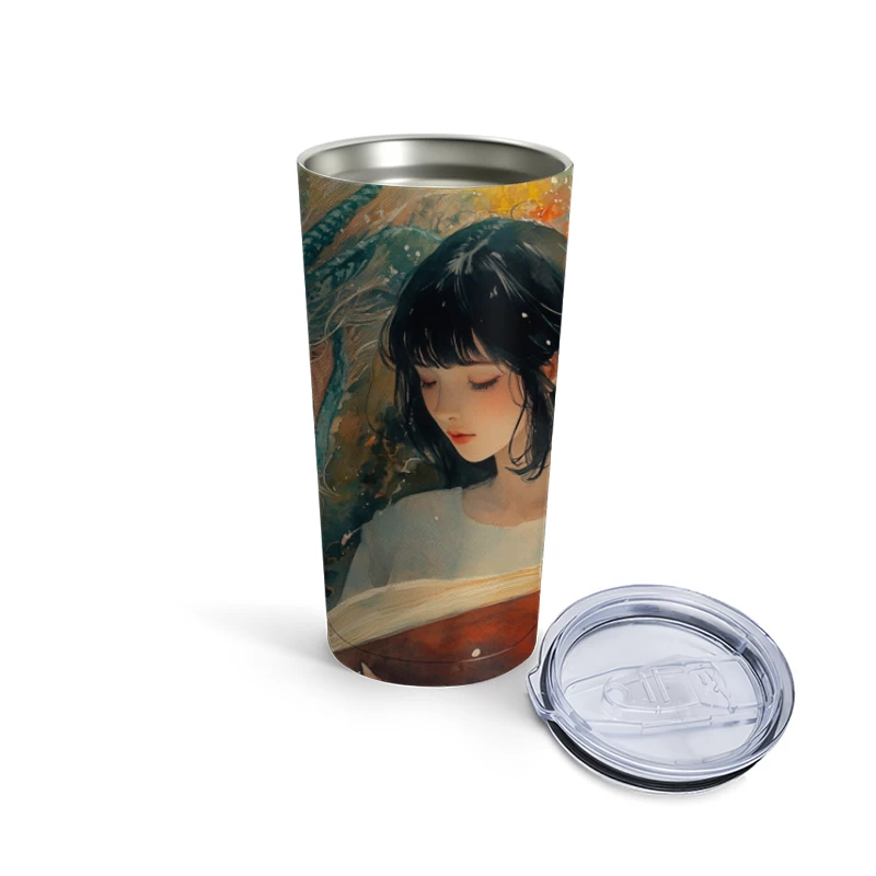 Magical Reading: Dragons and Imagination Come to Life Travel Mug