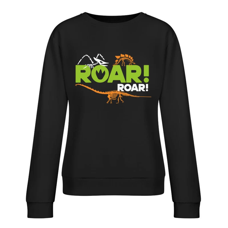 Roar! Dinosaur Playground Female Pullover Sweatshirt