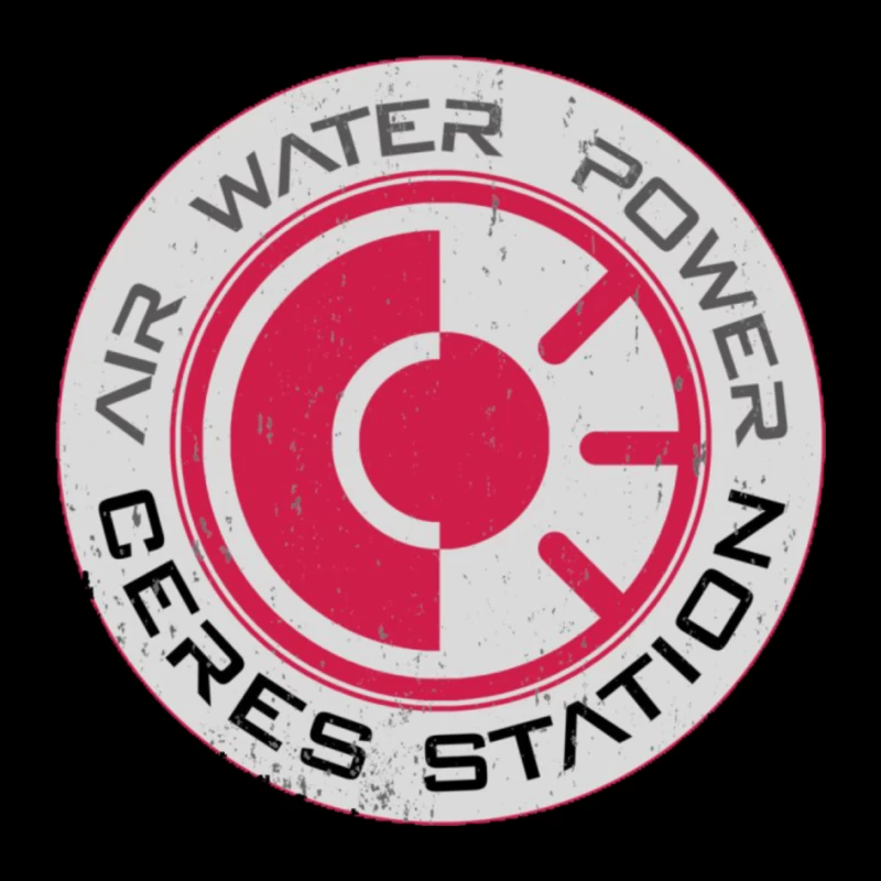 Expanse Ceres Station Logo Sign Pin