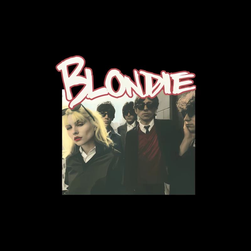 Vintage Blondie Band Album Cover from the 1970s New Wave Era Travel Mug