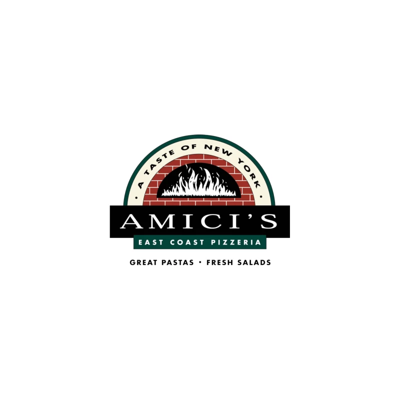 Amici's Pizza New York Desk Mat