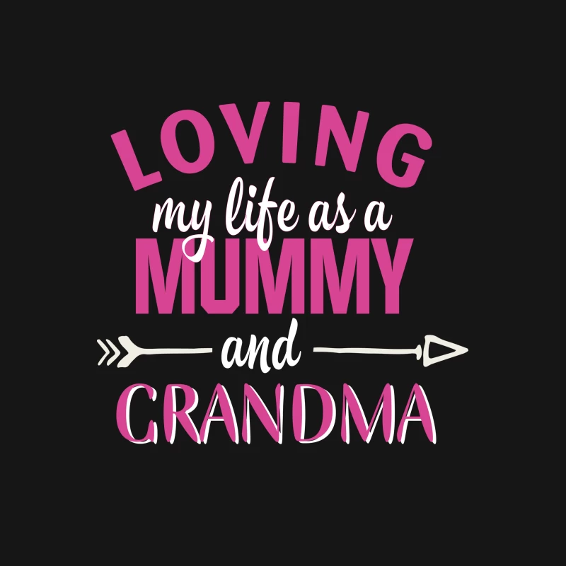 Amour de la vie comme maman et grand-mère Femme T-Shirt