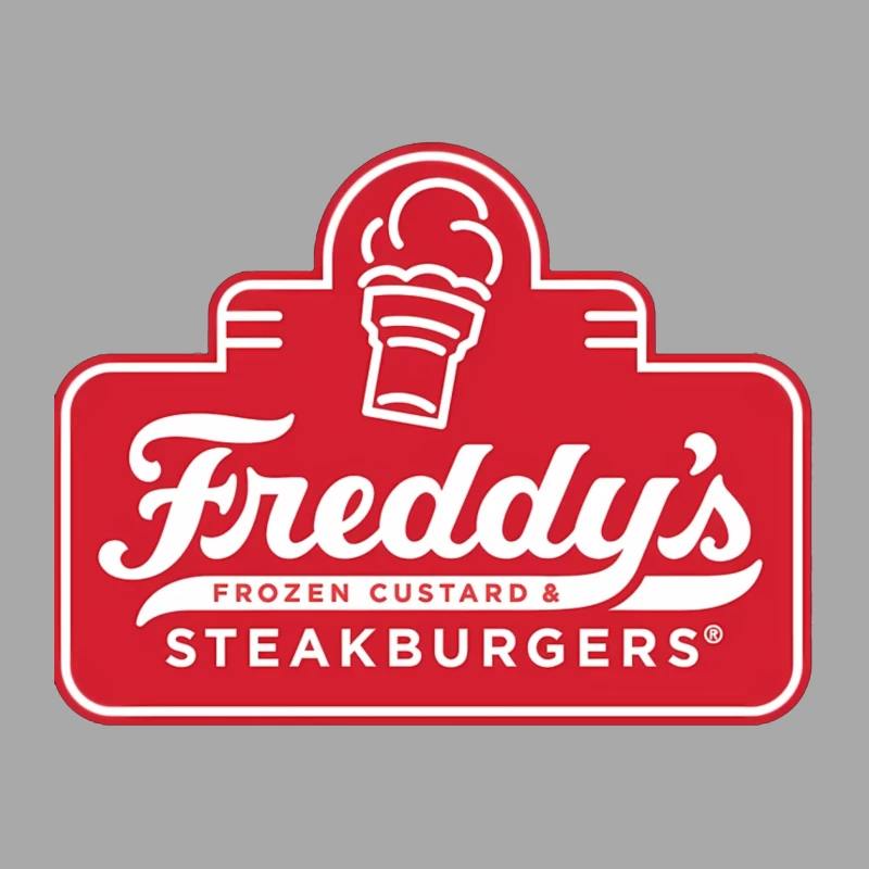 Freddy's Frozen Custard & Steakburgers Restaurant Logo Male Pullover Hoodie