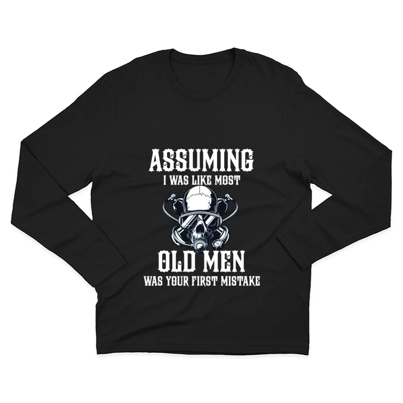 Casque de motard audacieux Homme Manches Longues T-Shirt