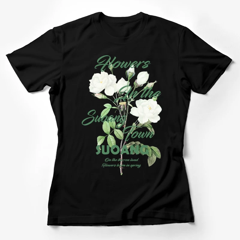 Blumen im Suoang Town Damen T-Shirt