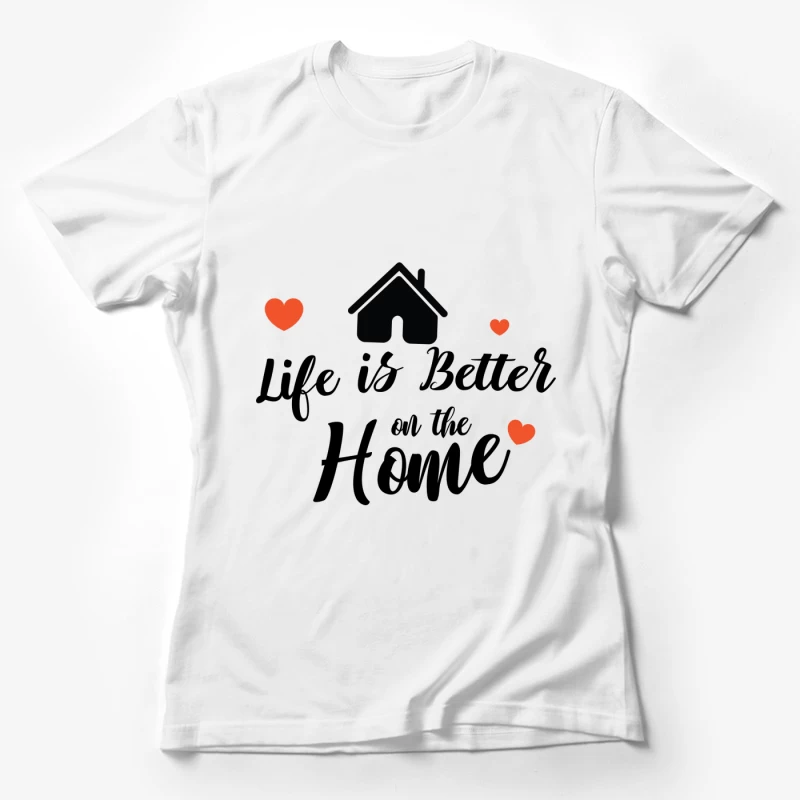 Maison avec des coeurs Femme T-Shirt