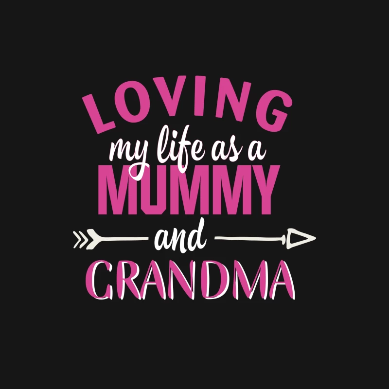 Amour de la vie comme maman et grand-mère Homme Manches Longues T-Shirt