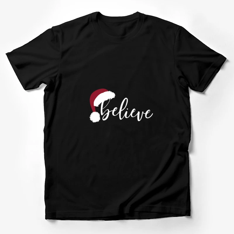 Magie de Noël: Croire et bonnet de Père Noël Homme T-Shirt