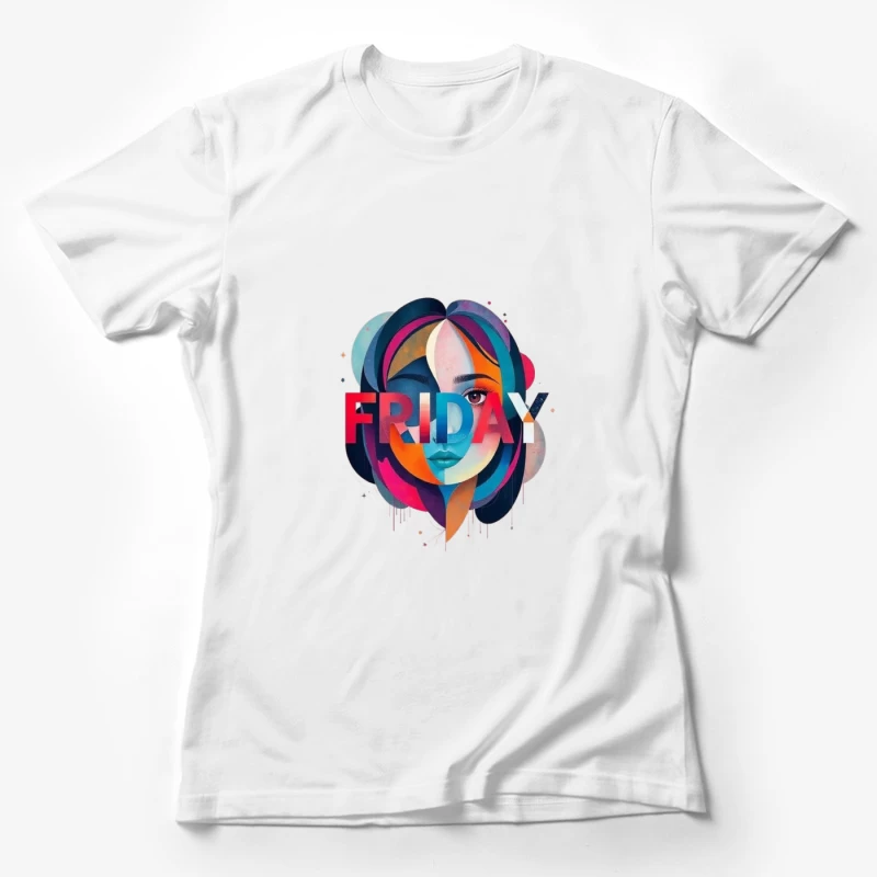 Colorful Friday Artwork Female T-Shirt