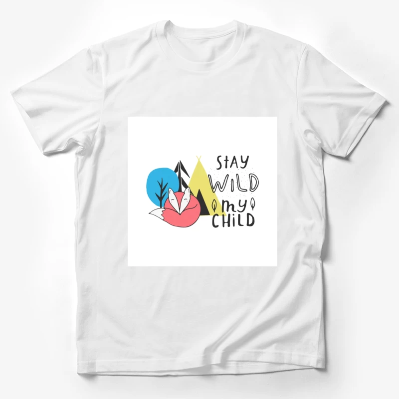 Renard avec message inspirant Homme T-Shirt