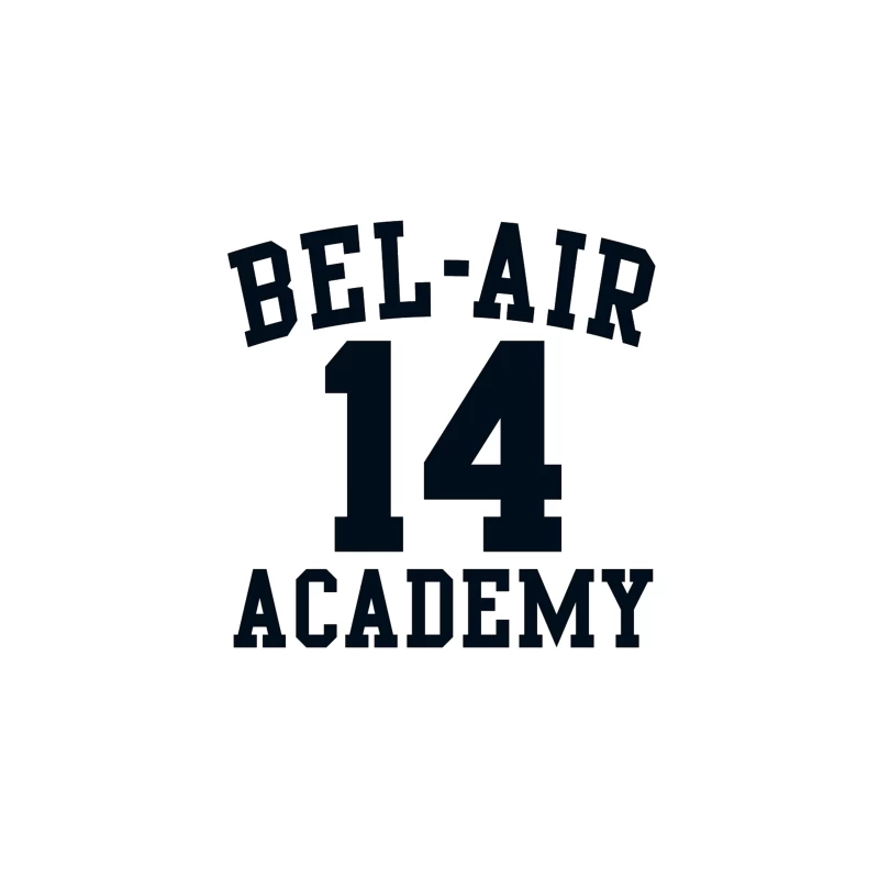 Bel-Air Academy Number 14 Athletic Jersey Design Tapestry