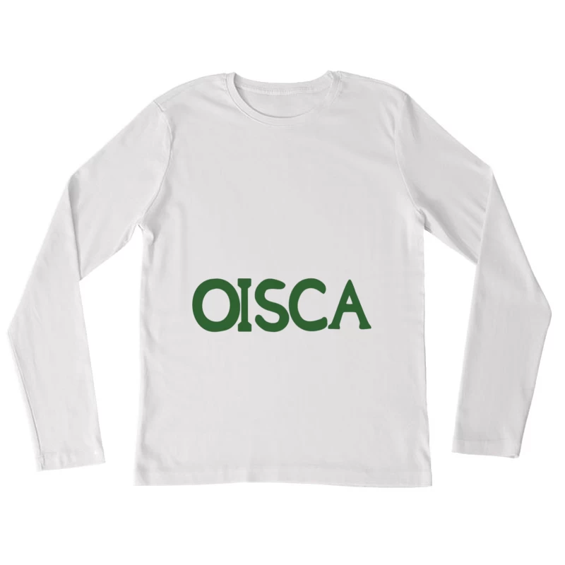 OISCA Logo auf weißem Hintergrund Damen Langarm T-Shirt