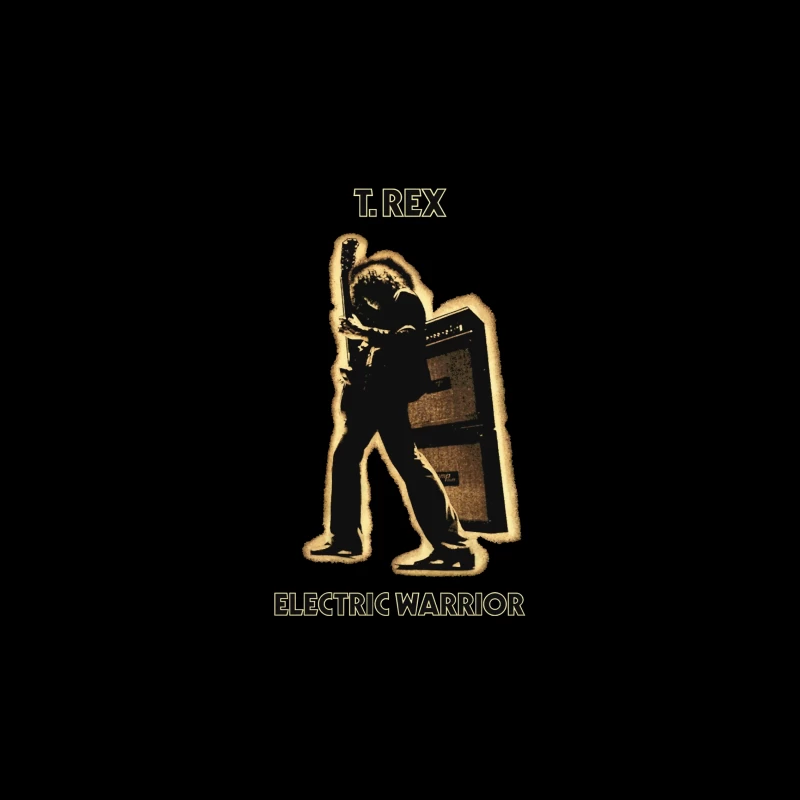 T.Rex 'Electric Warrior' Classic Rock Album Cover Silhouette iPhone Case