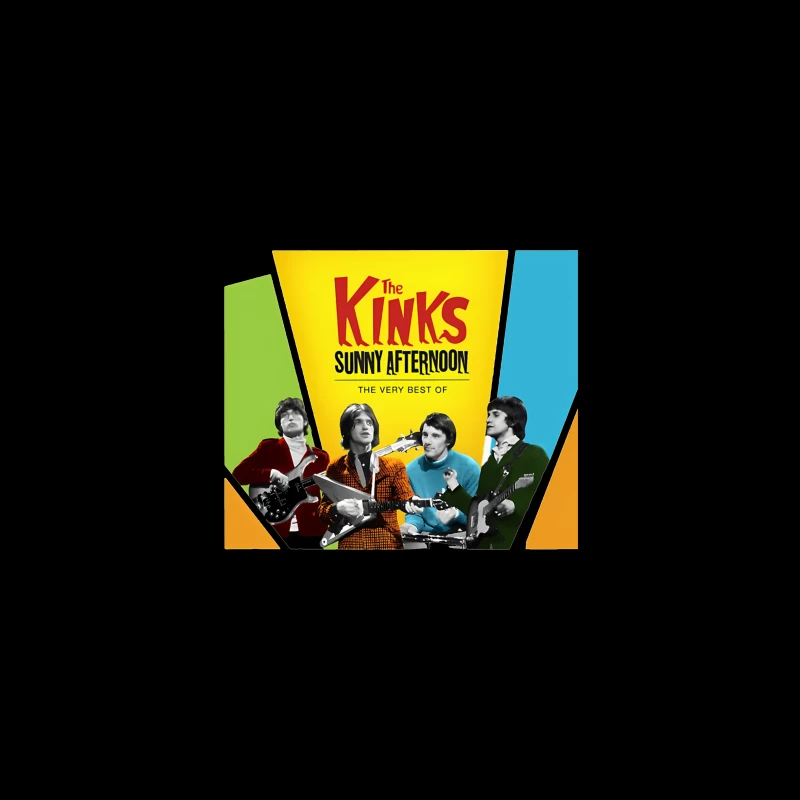 The Kinks 'Sunny Afternoon: The Very Best Of' Vintage Album Cover Travel Mug