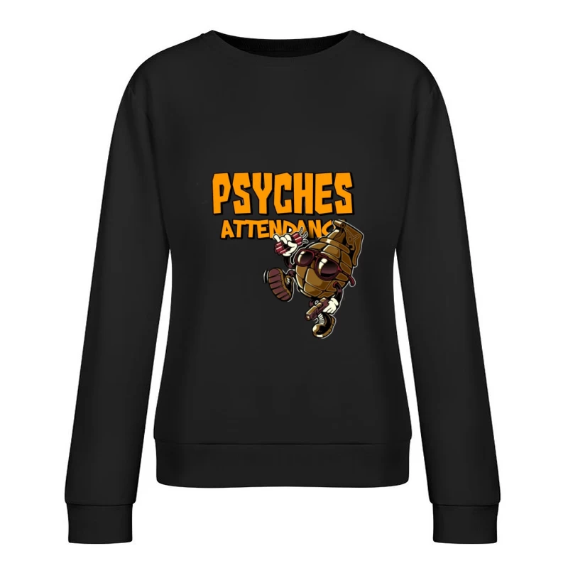 Cooles Granatendesign mit Sonnenbrille Damen Pullover Sweatshirt