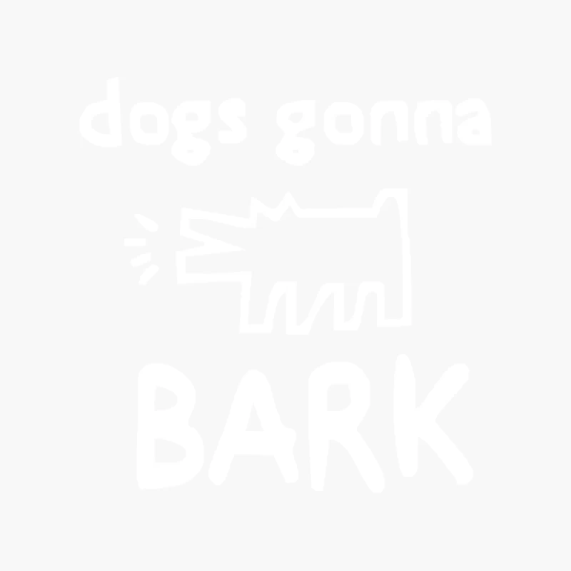 Dogs Gonna Cotton Tote Bag