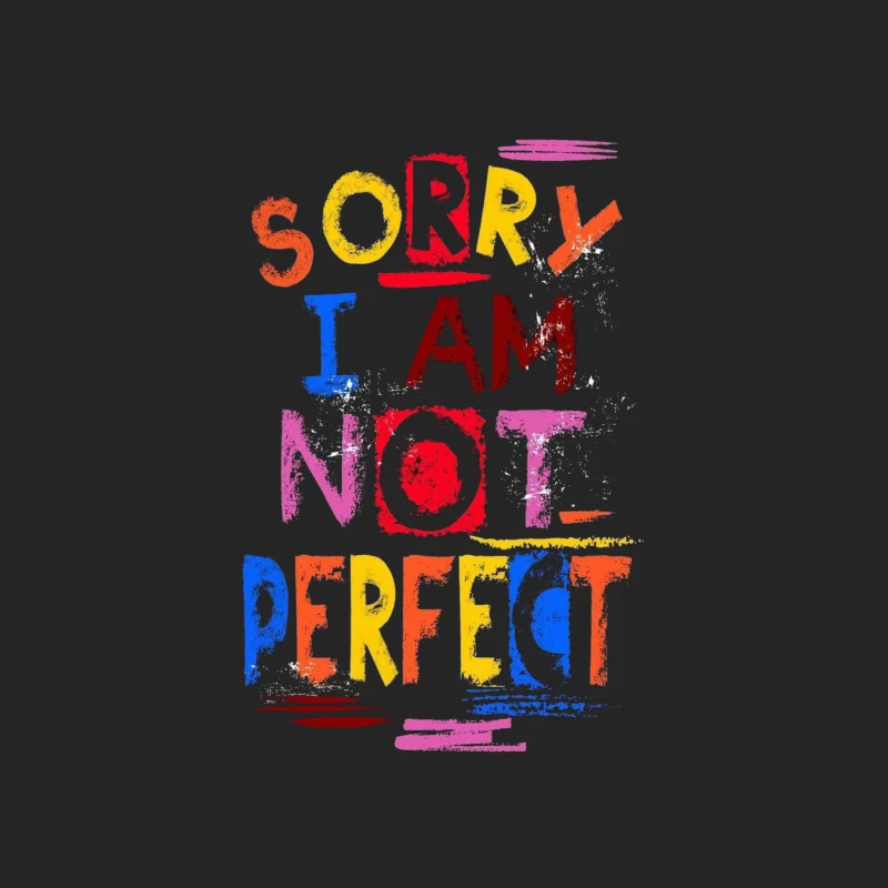 Apology for Imperfection Male Pullover Sweatshirt