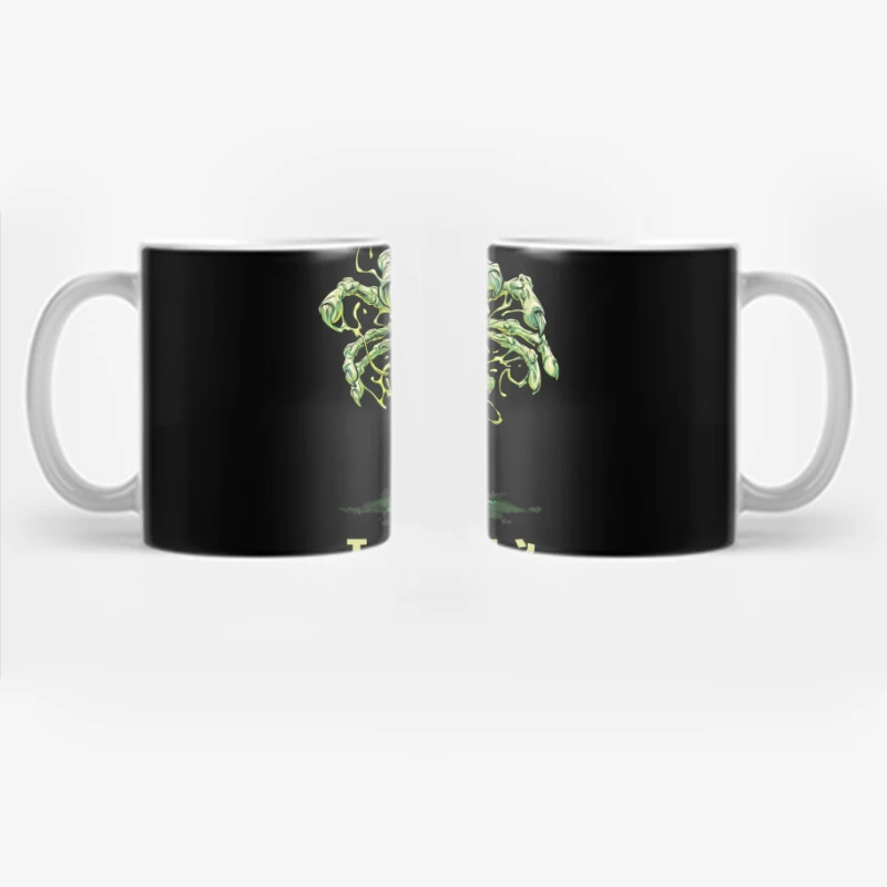 Alien Creature Illustration Coffee Mug