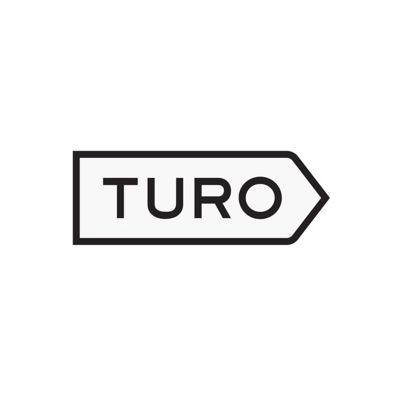 Turo Car-Sharing Service Minimalist Arrow Logo Mouse Pad