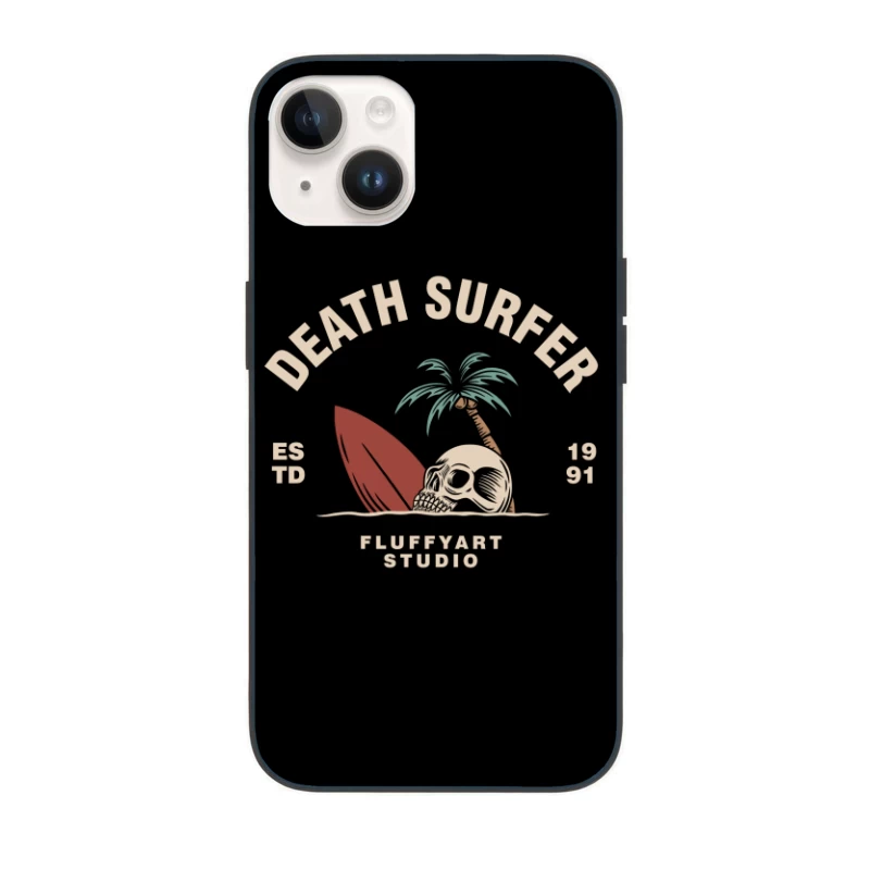 Death Surfer Studio Logo iPhone Case