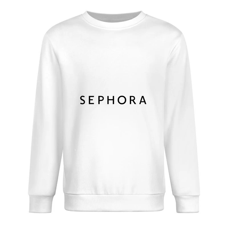 Sephora Black and White Corporate Logo Male Pullover Sweatshirt