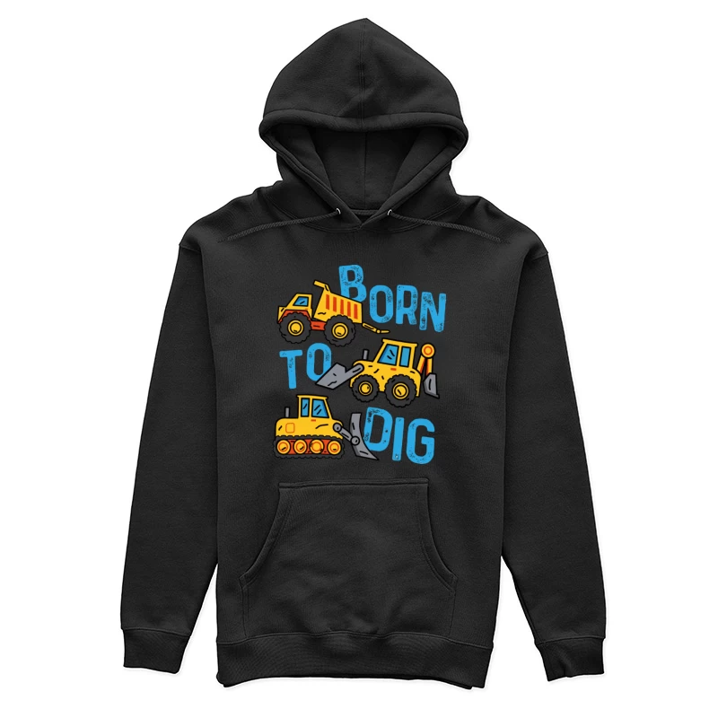 Baumaschinen Design für Kinder Damen Pullover Hoodie