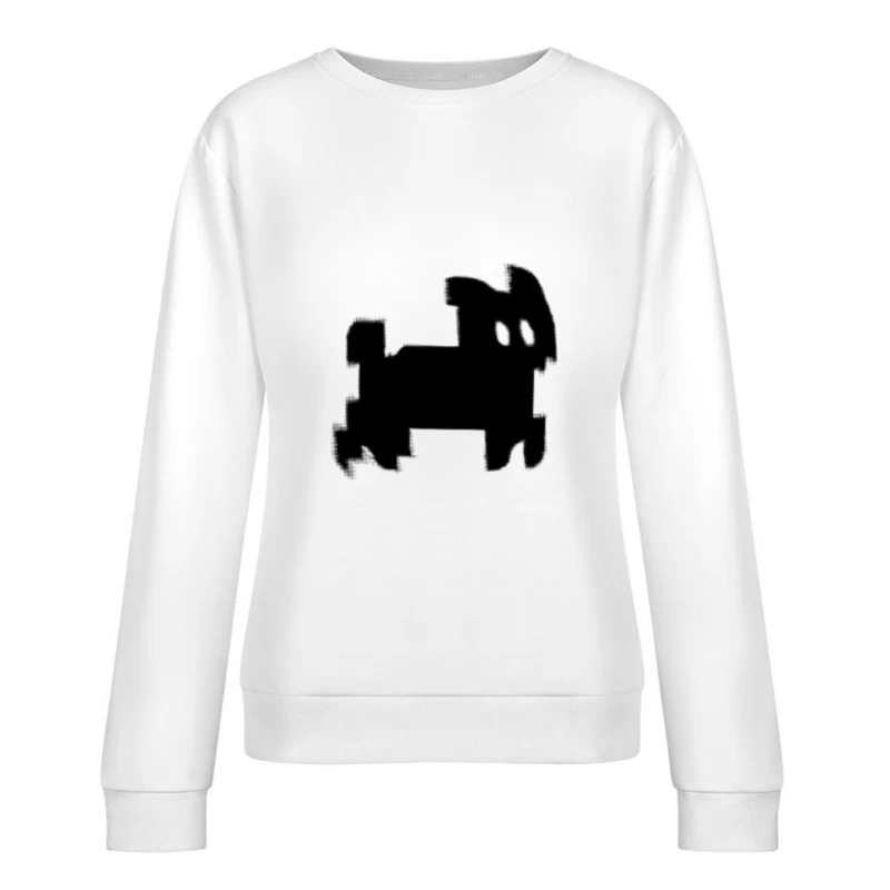 Abstraktes Tierdesign Damen Pullover Sweatshirt