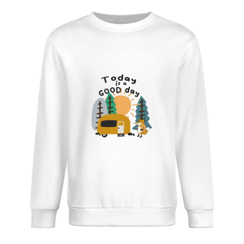 Heute ist ein guter Tag im Wald Herren Pullover Sweatshirt