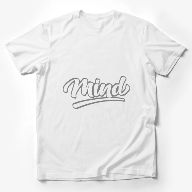 Stylish Typography Design Male T-Shirt