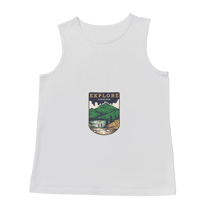 Erkunde zusammen in der Natur Herren Tanktops