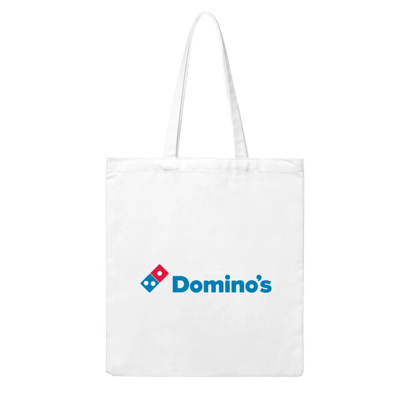 Domino's Pizza Corporate Logo in Blue and Red Cotton Tote Bag