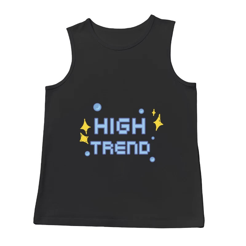 High Trend Schriftart Design Herren Tanktops