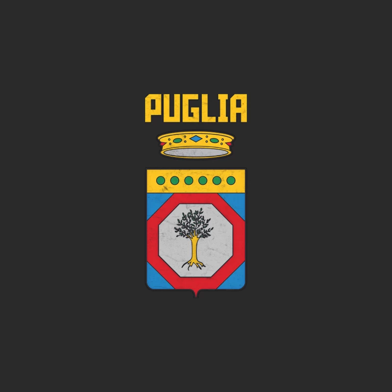 ApuliaPuglia Italy Region Coat of Arms  Vintage Style Baseball Cap