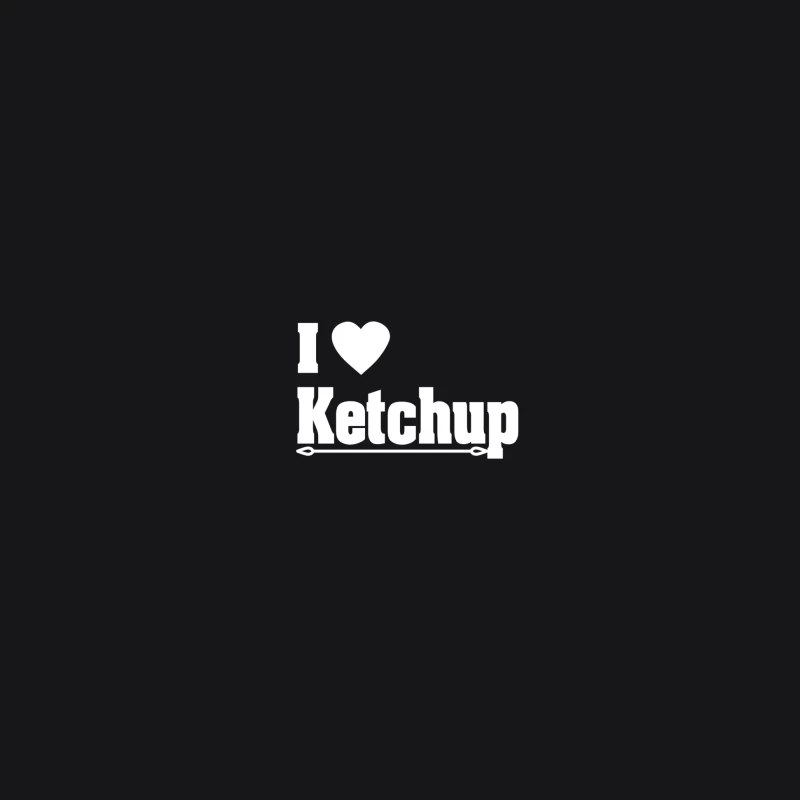 J'aime le ketchup - Design amusant Femme Sweat à capuche