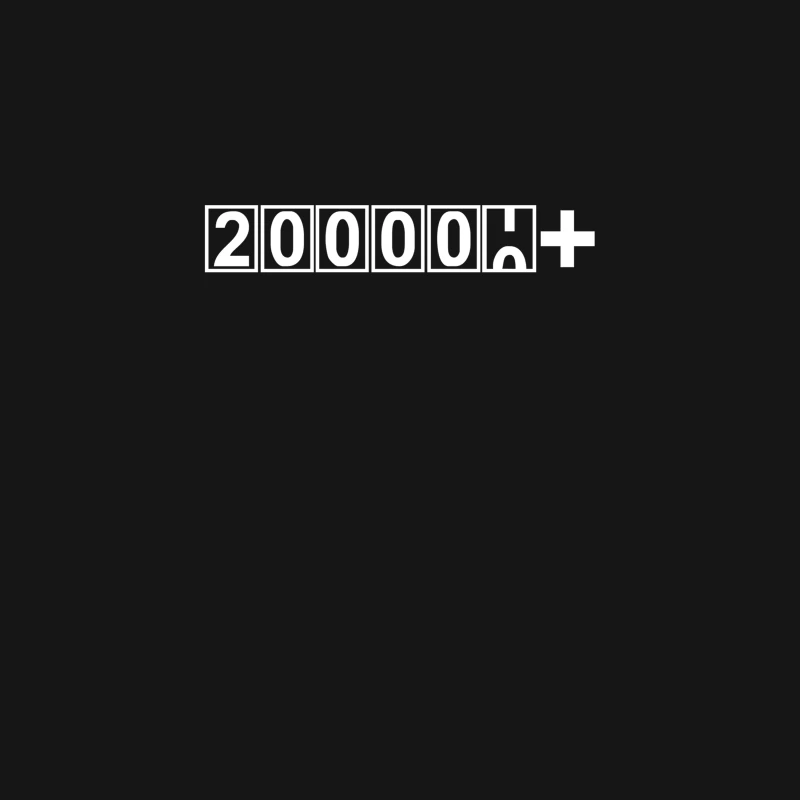 200000+ Miles Sticker Vinyl Desk Mat