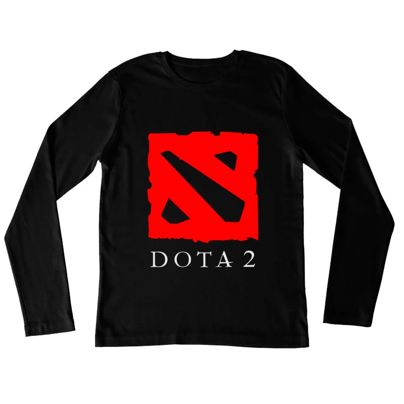 DOTA 2 Official Game Logo Female Long Sleeve T-Shirt