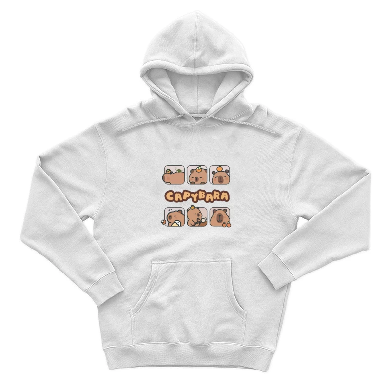 Illustrations mignonnes de Capybara Homme Sweat à capuche