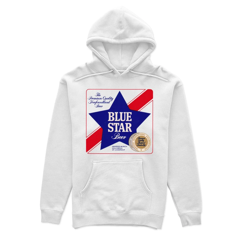 Blue Star Beer 22 Female Pullover Hoodie